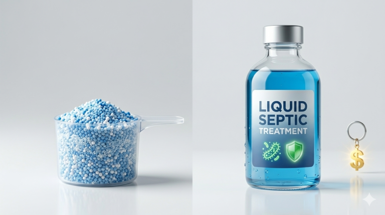 Powder vs Liquid Septic Tank Treatment: Which Is Better for Your Septic System?