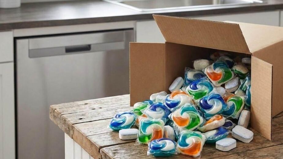 Candy box on kitchen counter